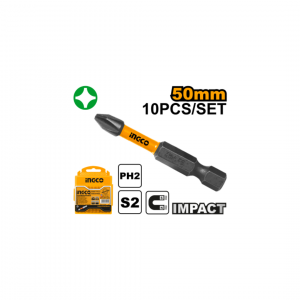 SET 10PZ CACCIAVITI BIT INGCO SDBIM11PH223